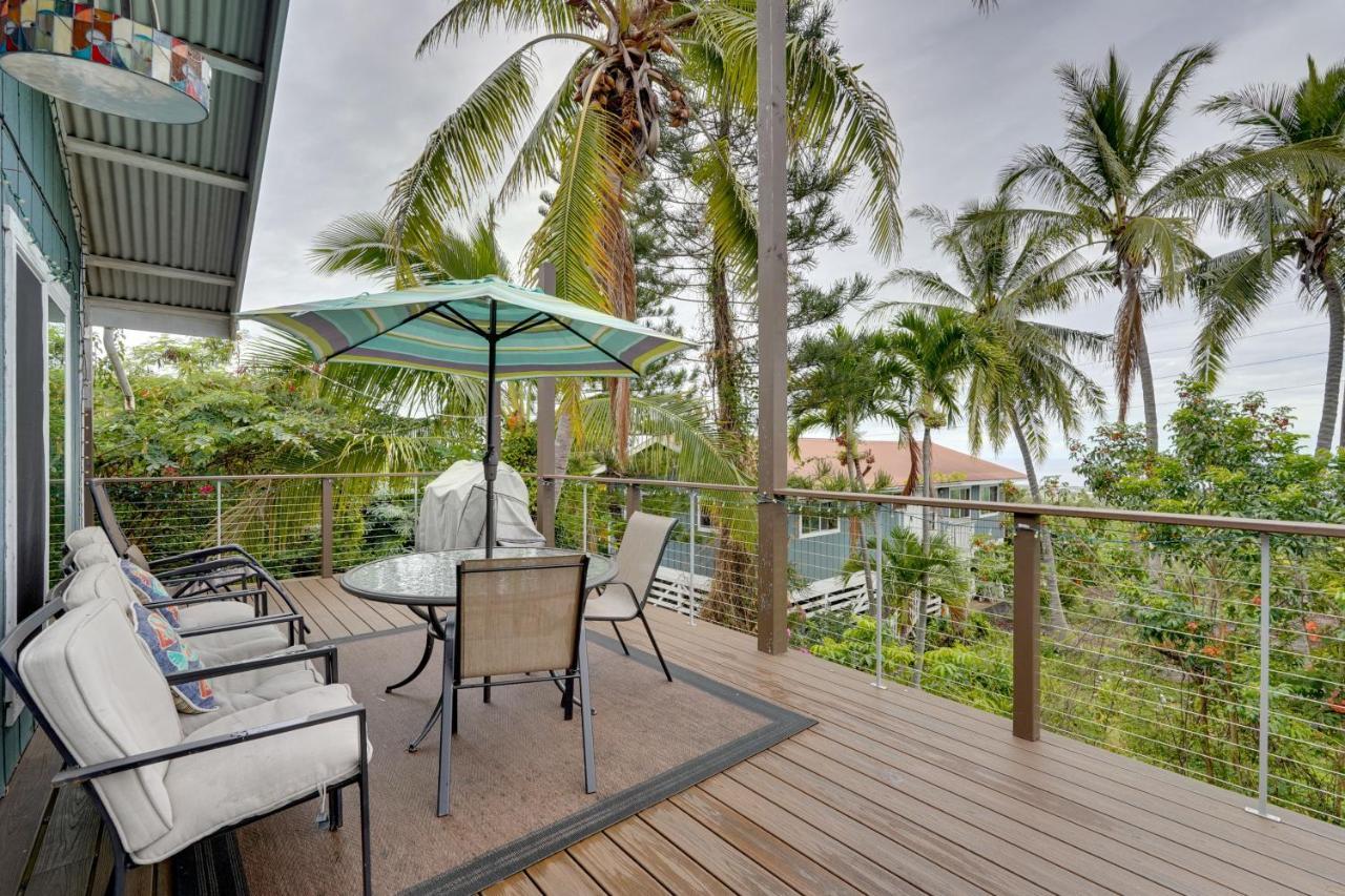 Breezy Kailua-Kona Bungalow With Lanai And Ocean View! Εξωτερικό φωτογραφία