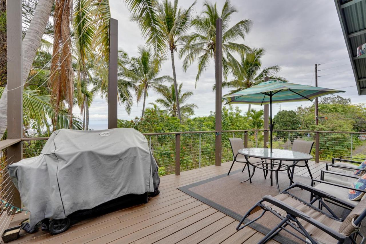 Breezy Kailua-Kona Bungalow With Lanai And Ocean View! Εξωτερικό φωτογραφία