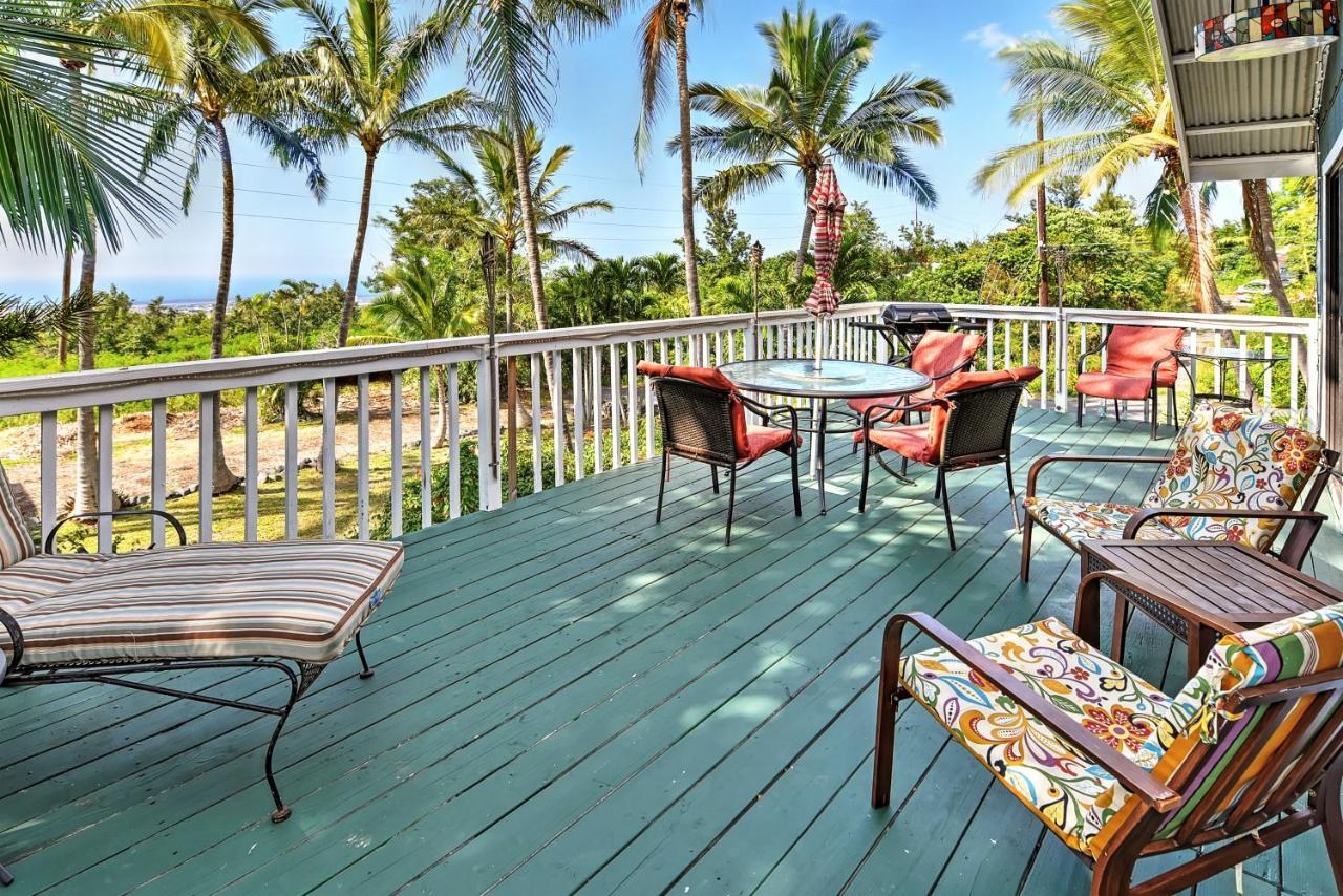Breezy Kailua-Kona Bungalow With Lanai And Ocean View! Εξωτερικό φωτογραφία